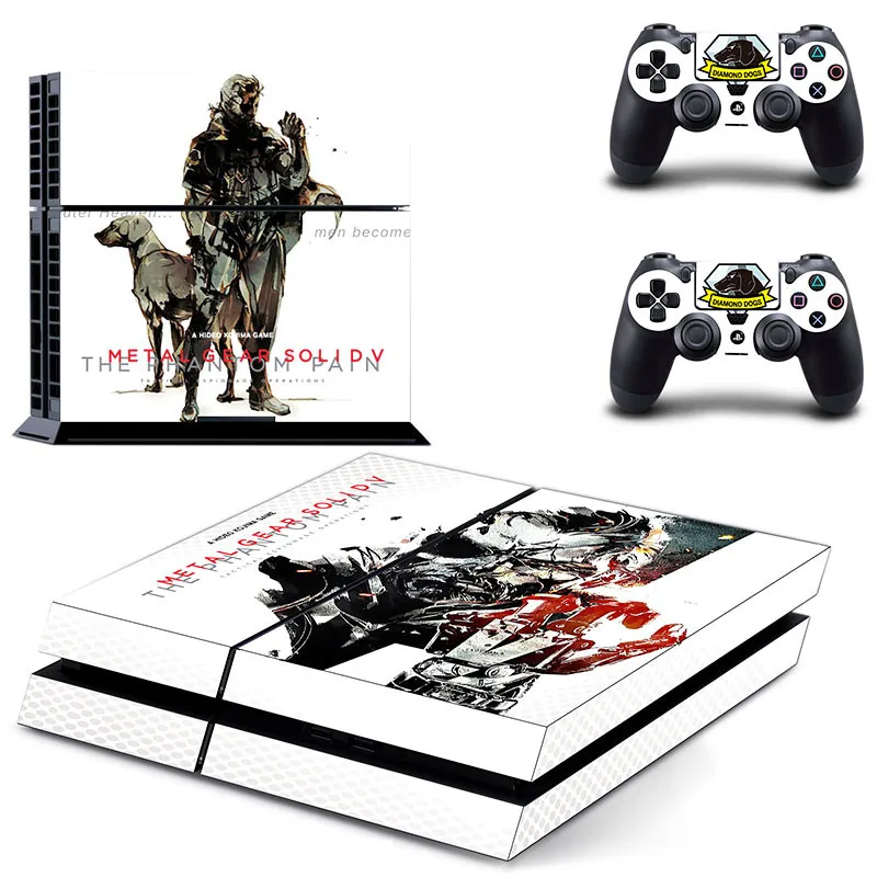 GYTM0173 Металлическая Шестерня твердая V PS4 наклейка s Play station 4 кожа наклейки для playstation 4 PS4 консоль и контроллер Скины Виниловые - Цвет: GYTM0173