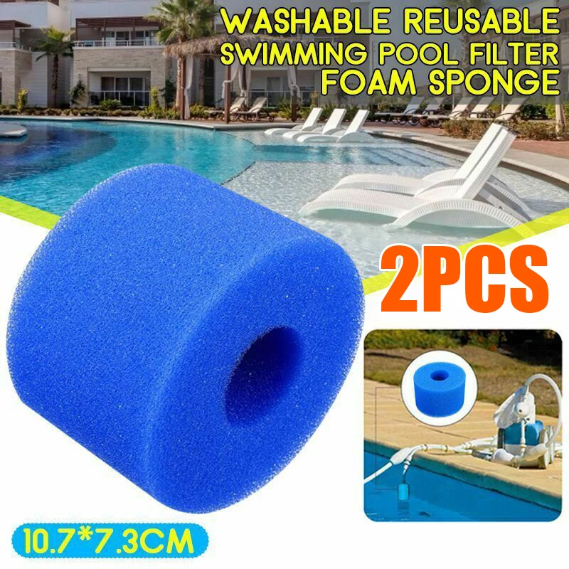 S1 Type For Intex Pure Spa 2X Washable And Reusable Foam Hot Tub Cartridge