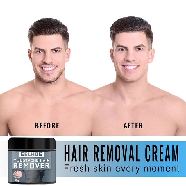 Men Permanent Hair Removal Cream Depilatory Paste Beard Moustache Remover  Cream