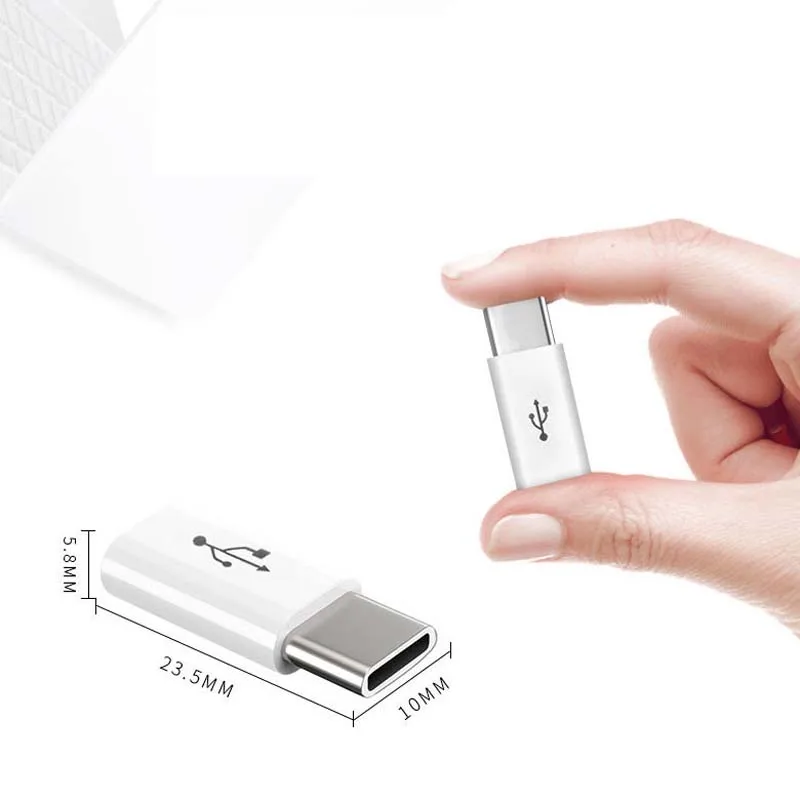 Адаптер для телефона с Type C на Micro USB переходник Samsung Xiaomi Mi6 Mi5 Usbc c Otg адаптер
