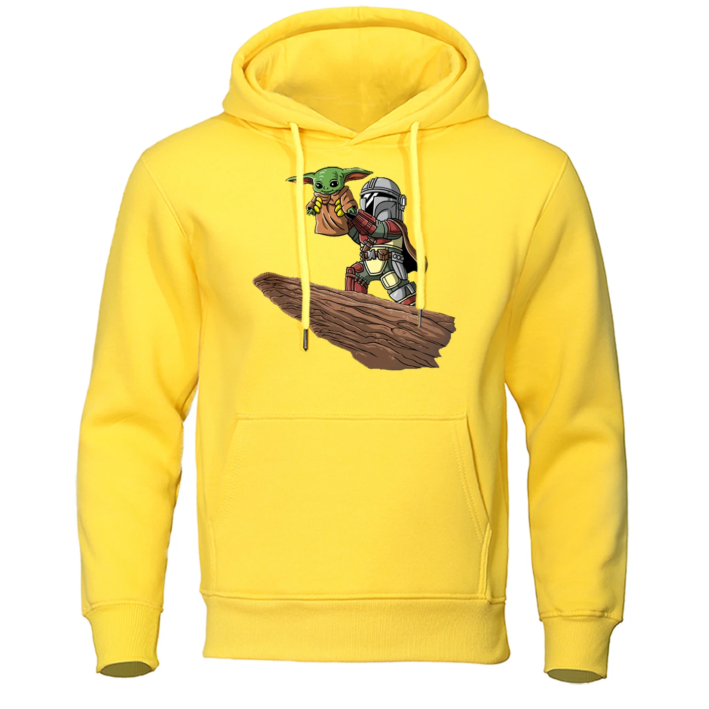 

Mandalorian Star Wars Pullover Funny Print Baby Yoda Hoodies Men Spring New Hoodie Hip Hop Male Sweatshirt Hot Sale Streetwear