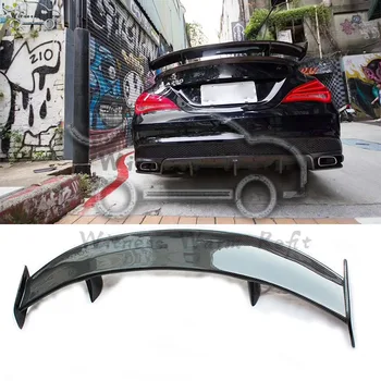 

For Benz CLA W117 Spoiler carbon fiber CLA45 W117 C200L Rear Trunk Wings roof Spoiler FRP 14-19
