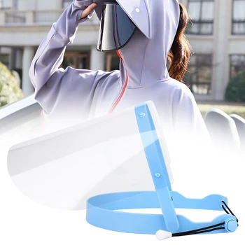 

1pcs Full Face Covering Shield Face Eye Nose Mouth Plastic Clear Mask