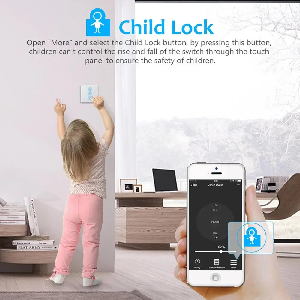 Teekar 3rd/4th Gen WiFi Smart Curtain Switch Tuya Fr Electric Motorized Curtain Blind Roller Shutter Work With Alexa Google Home