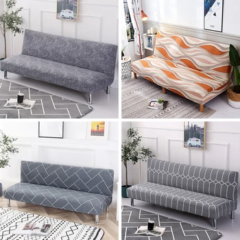 

160-190cm Sofa Bed Cover Folding Slipcover Stretch Covers Cheap Couch Protector Elastic Cover Washable For Home Hotel Banquet