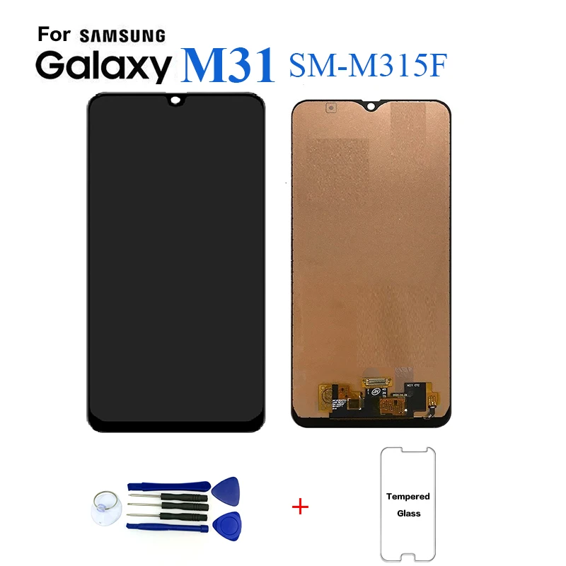 Для Samsung M31 M315F SM дисплей ЖК экран Замена для дигитайзер сборки сенсорной панели