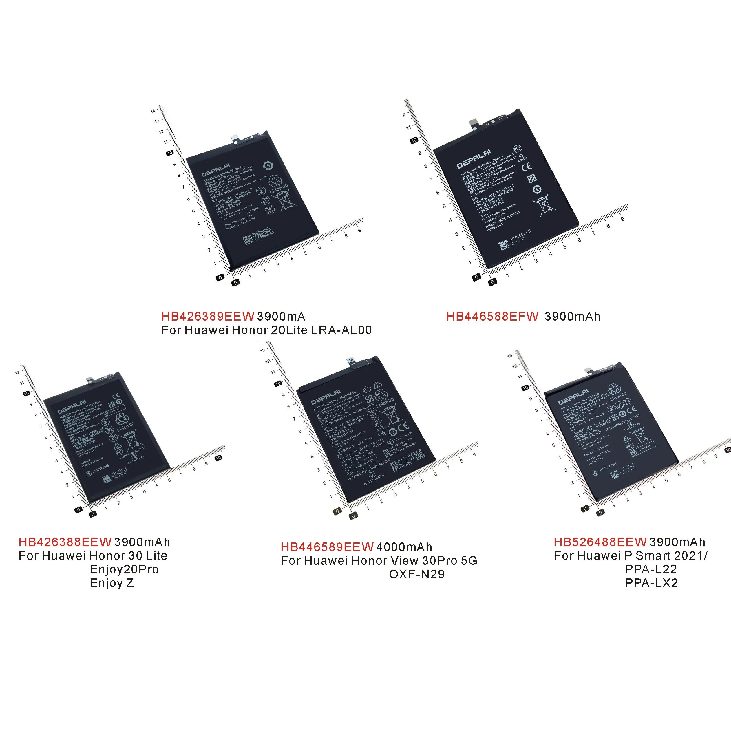 Аккумулятор HB446588EFW HB446589EEW HB426388EEW HB526488EEW HB426389EEW для HuaWei Honor View Enjoy 20 30 Pro Lite P Smart 2021 |