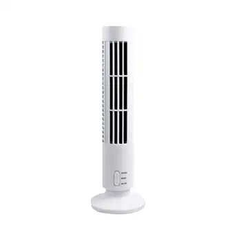 

Portable USB Tower Type Bladeless Fan Rechargeable Vertical Air Condition Fan Personal Pocket Fan for Home Office Outdoor