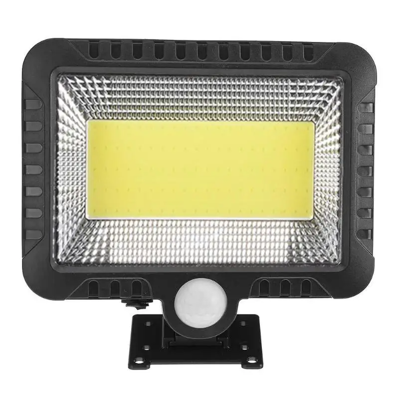 56/100/120LED COB солнечный светильник Открытый датчик движения настенный светильник водонепроницаемый садовый светильник Точечный светильник s аварийный уличный светильник безопасности