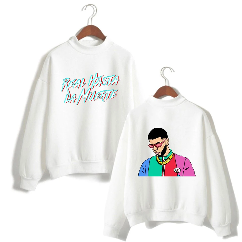 

2019 Hip Hop Harajuku Couple Hoodies Letter Anuel AA print Hooded Loose Sweatshirts Men and Women Loose Streetwear Hoodie