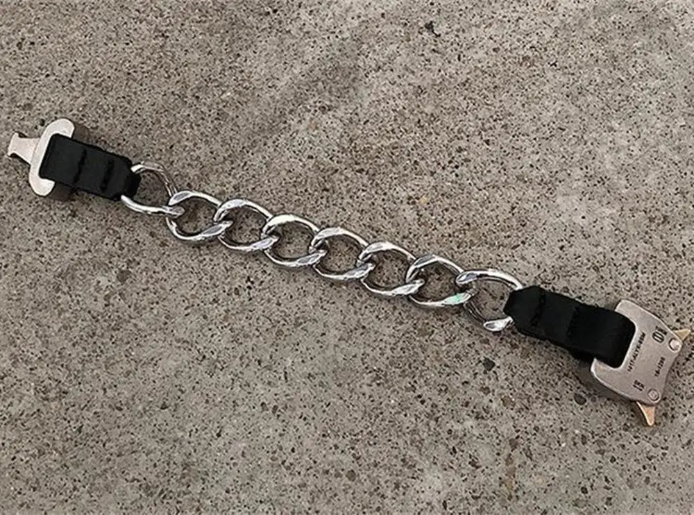 

ALYX Chain Necklace Men Women Best Quality alyx Metal Button Bracelet belts