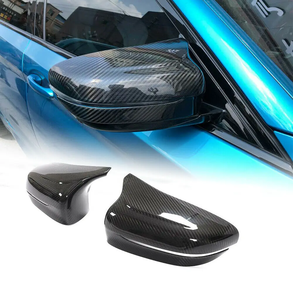 

Carbon Fiber Side Wing Mirror Cover Caps Case Fit For BMW F90 M5 Sedan 2018-2020