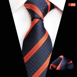 Полосатый цветочный принт комплект шейных платков галстук карман квадратная рубашка костюм аксессуары для галстуков галстуки для мужчин