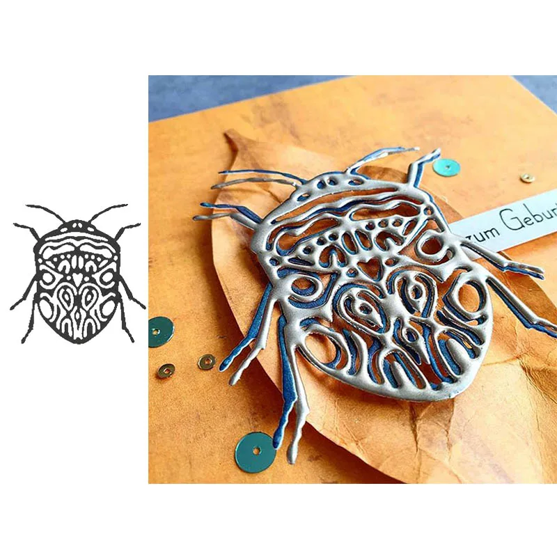 

metal cutting dies nature bug insect die cut mold Scrapbooking paper cards making paper craft knife mould stencils new 2019