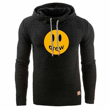 

2020 Spring New Men's Sweatshirts Fashion Brand Hoodies Men Justin Bieber The Drew House Smile Face Printed Hoodies Men Hoody