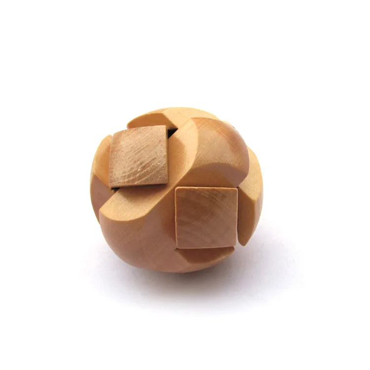

Adult Wooden Educational Classical Toy Burr Puzzle Football