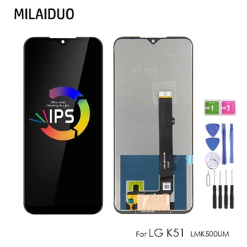 

6.5" AAA Quality For LG K51 LCD Display K500UM LMK500UM LCD Touch Screen Digitizer Assembly Replacement Free Tools