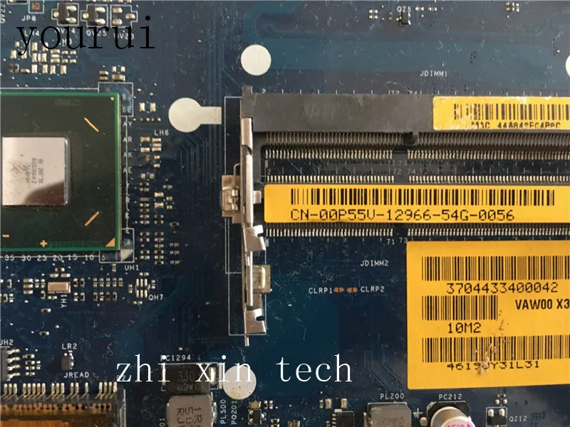 Yourui для Dell Inspiron 3521 5521 материнская плата для ноутбука CN-00P55U P55U P55U VAW01 LA-9103P с i7-3537u процессором DDR3 полностью протестирована