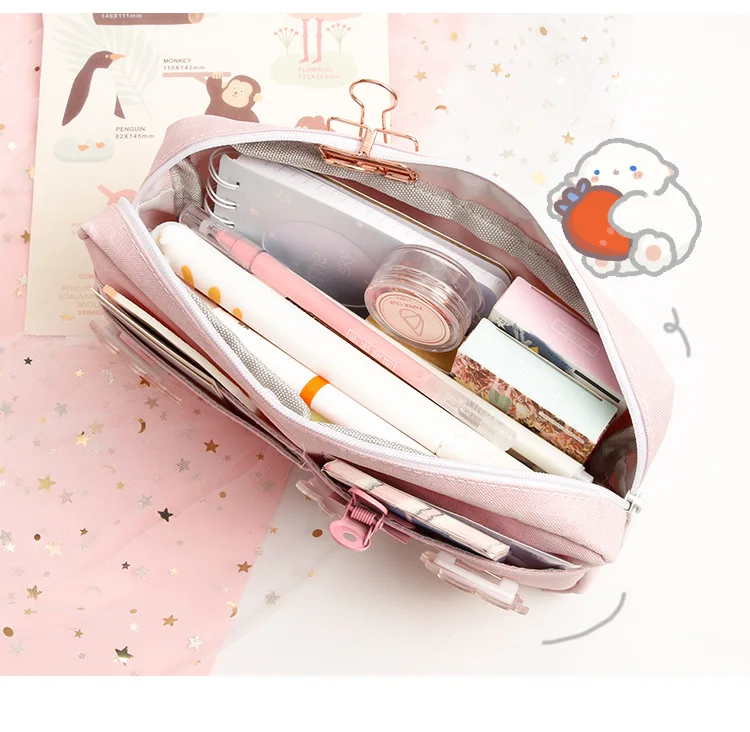 Kawaii Large Pencil Case Stationery Supplies