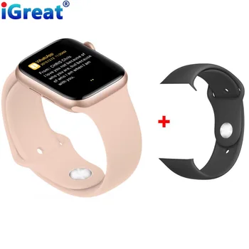 

iGreat Q99 Smart Watch men Heart Rate Monitor Phone Call Bluetooth Music Call Siri Series 5 VS T500 iwo 12 H55 Smartwatch