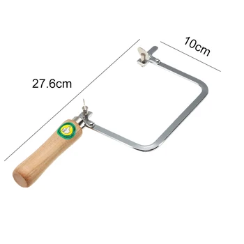 

Adjustable Saw Bow Wooden Handle Professional Jewelry Saw Frame Hand Tool Jeweler DIY Jewelry Making Tools