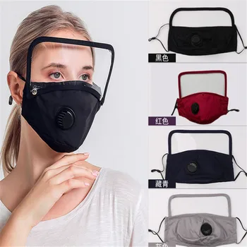 

1PCS Anti PM2.5 mascarillas masque Dust Face Masks Cycling Security Mask with Eye Sheild Protector Visor