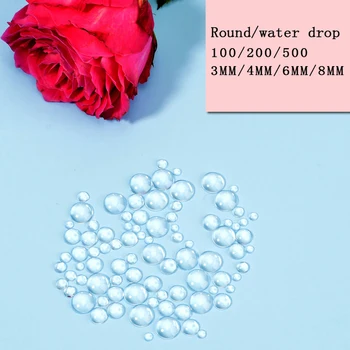 

100/200/500pcs Simulation dewdrop waterdrop Card Making Accessories Metal Cutting Dies and Stamps Scrapbooking Embossing Decor
