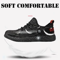 Men's Breathable Steel Toe Work Sneakers