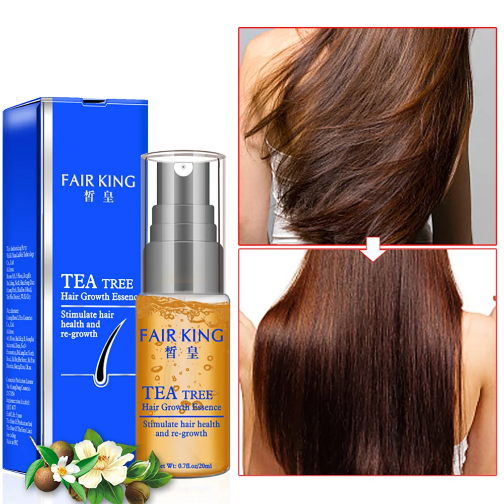 Hair Care Growth Essential Oils Tea Tree Oil Natural With No Side Effects Health Beauty Dense Serum | Красота и здоровье