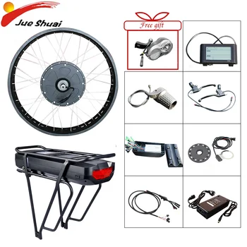 

48V 1000W Electric Bicycle Conversion Kit 21.5ah Ebike Rear Rack Battery Rear Electrico Motor Wheel Kit Electrico Bicicleta BIke