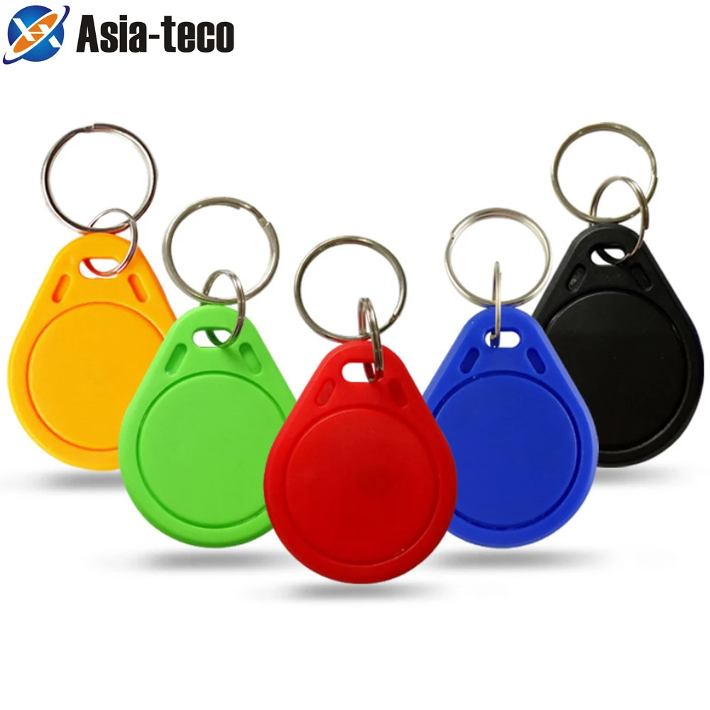 10pcs/lot 13.56MHz IC Keyfobs Tags Access Control IC Key Finder Card Token Attendance Management Keychain magnetic door lock with keypad Access Control Systems