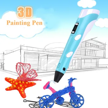

3D Pencil DIY 3D Printer Pen Drawing Pens 3D Printing Best For Kids With ABS Filament Christmas Birthday Gift