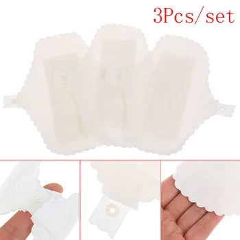 

3pcs/lot Washable Sanitary Pads Organic Cotton Cloth Pads Reusable Serviette Hygienique Solid Women Menstrual Pads