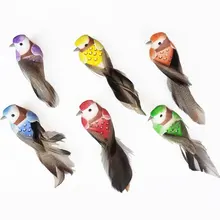 Статуэтка орнамент статуи животных дерево двор Декор Пена красивые реалистичные имитация Птицы Сад ручной работы