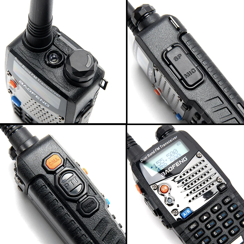 Baofeng UV 5RA for Police Walkie Talkie Scanner Radio Vhf Uhf Two Way ...