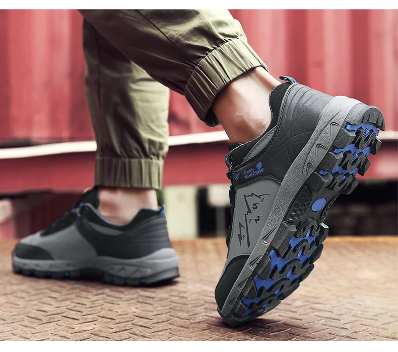 Autumn Winter Men Mountain Climbing Shoes Big Size Outdoor Trail Sneakers Warm Hiking Shoes for Men Trekking Sneakers Brand