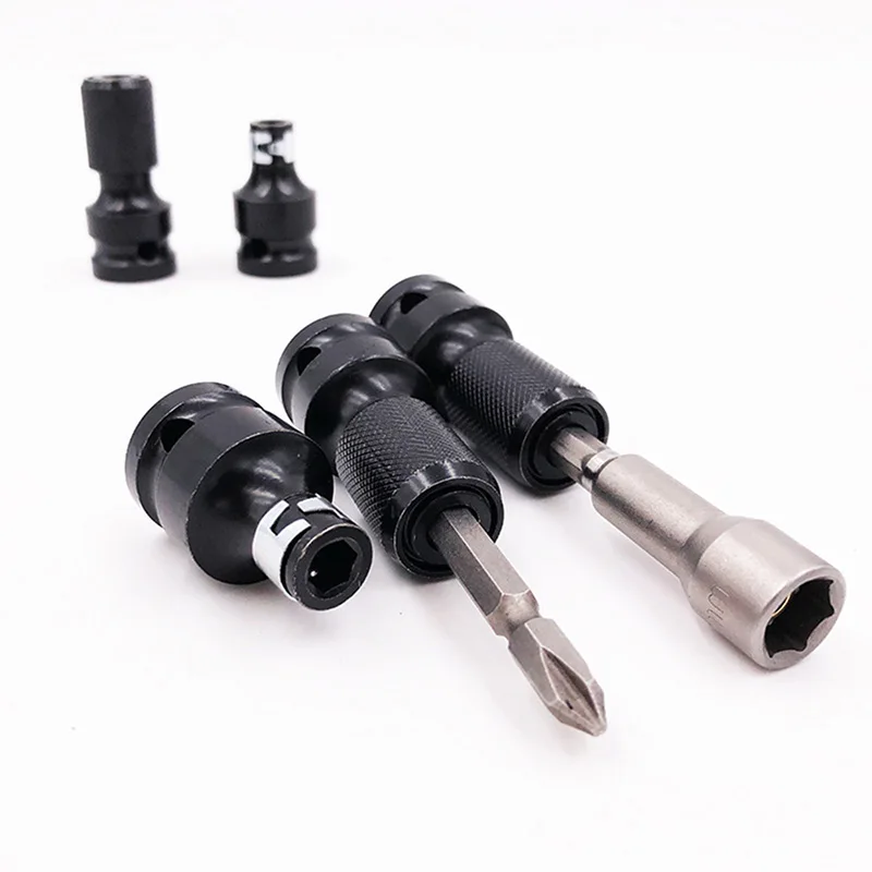 

1/2" Square To 1/4" Hex Ratchet Socket Wrench Socket Adapter Spanner Set Drive Converter Impact Tool 50*23*18mm