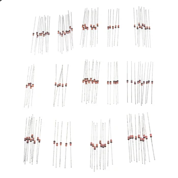 

70Pcs 1W 1 Watt Voltage Diode Package 3.3V-30V 14 Common Voltages