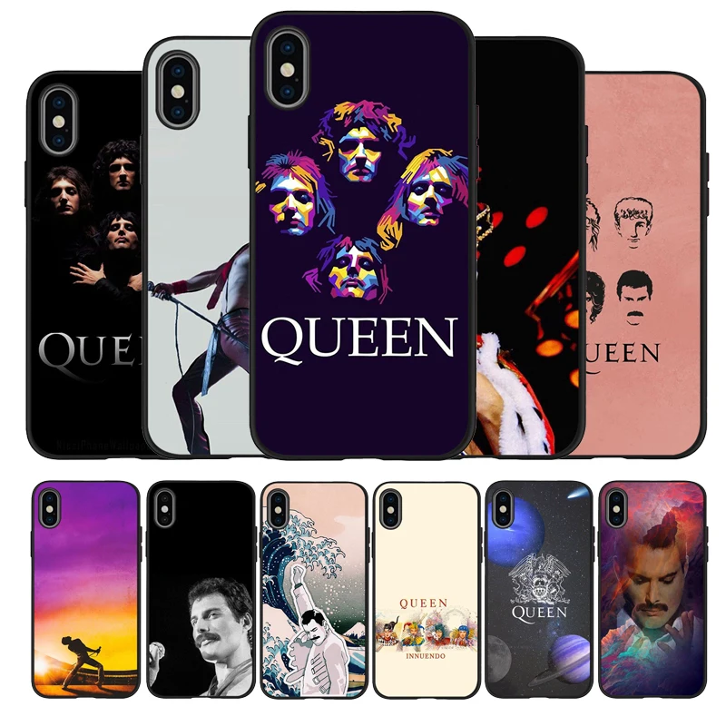 Силиконовый чехол Queen Freddie Mercury для iPhone 11Pro Max 11 XR XS X 8 7 6 6S Plus 5 5S SE 2020 | Мобильные