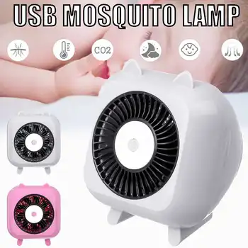 

5W 5V Mosquito Killer Lamp USB Electric Mosquito Lamp Photocatalysis Mute Home LED Bug Zapper Insect Trap Radiationless Air Fan