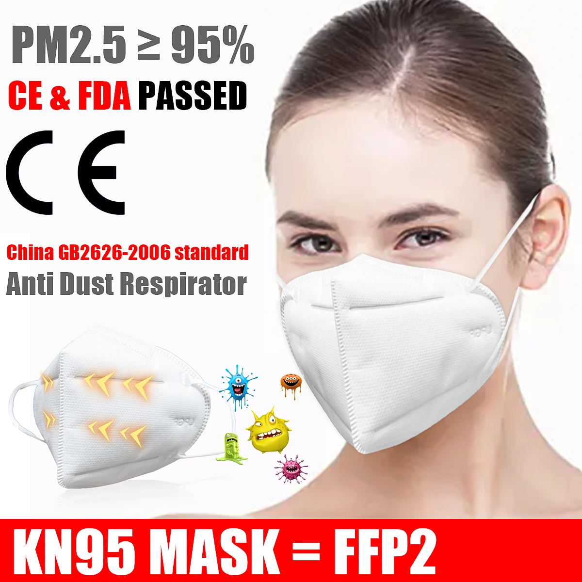 

5 Layers Thicken Mask N95 for germ protection Mouth Face Adult Disposable Masks Filter Filtraion Cotton Anti Dust pm2.5 Bacteria