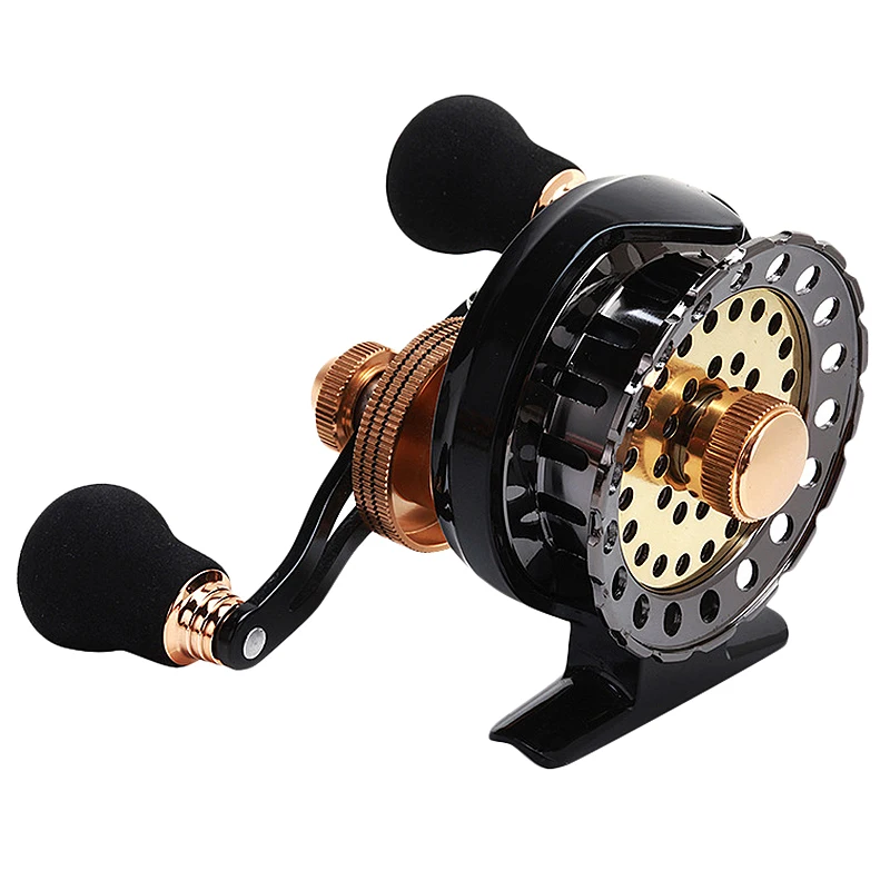 Aluminum Alloy Spool 6+1BB Raft Reel Ice Fishing Reel Rafting Fly Fishing Reel