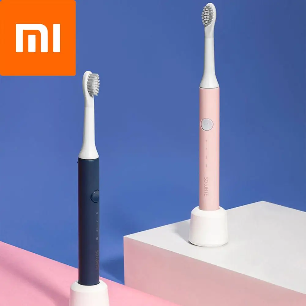 Xiaomi Sonic электрическая зубная щетка PINJING EX3 USB перезаряжаемая мягкая IPX7
