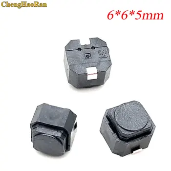 

ChengHaoRan ALPS no sound 6*6*5 Silent Mute Push Button Switch silicone keypad tact switch silicon Switches 6*6*5mm