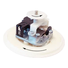 Музыкальная шкатулка Сделай Сам механизм с вращающаяся пластина и база в обратном направлении механизм рождественские подарки необычный подарок