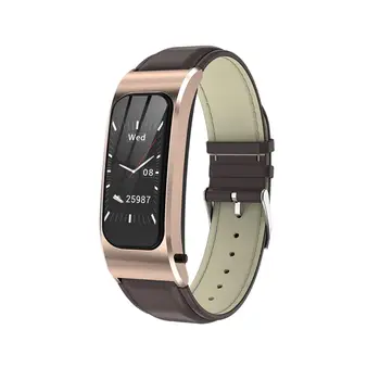 

Newest Original Smart Band Bluetooth Earphone Bracelet 0.96" IPS Full-Screen Display Heart Rate Fitness Tracker Gift Smartwatch