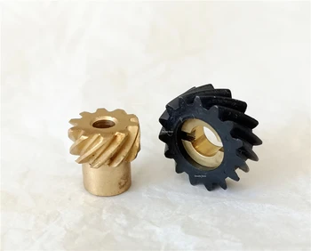 

0.8M 10T 15T staggered Helical gear set 1:1.5 Transmission ratio 45 degrees 90° transmission gear