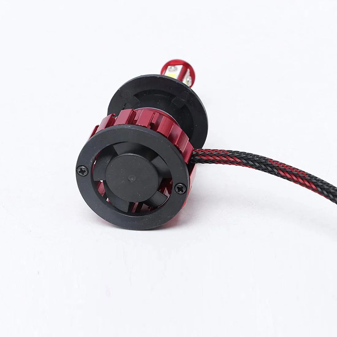 100W H4 светодиодный лампы для передних фар Противотуманные фары 4 стороны H7 свет 4 моноблочные светодиодные чипы H11 светодиодный 10000LM 9005/9006 2 шт