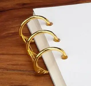 2 шт., 3 круга, блокнот с вкладышами, металлическое кольцо для переплета, шарнирные кольца, альбомы, скрепки для скрапбукинга, стол, календарь, круг, офисный переплет, поставка - Цвет: 2pcs            2CM
