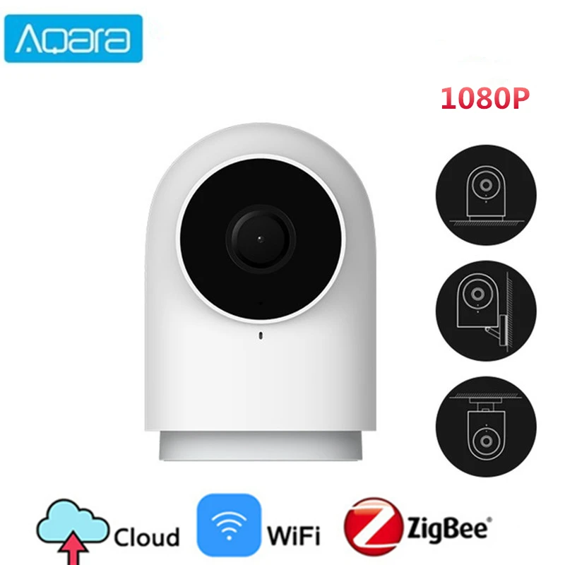 Aqara g2 câmera inteligente com gateway hub ip wifi sem fio zigbee